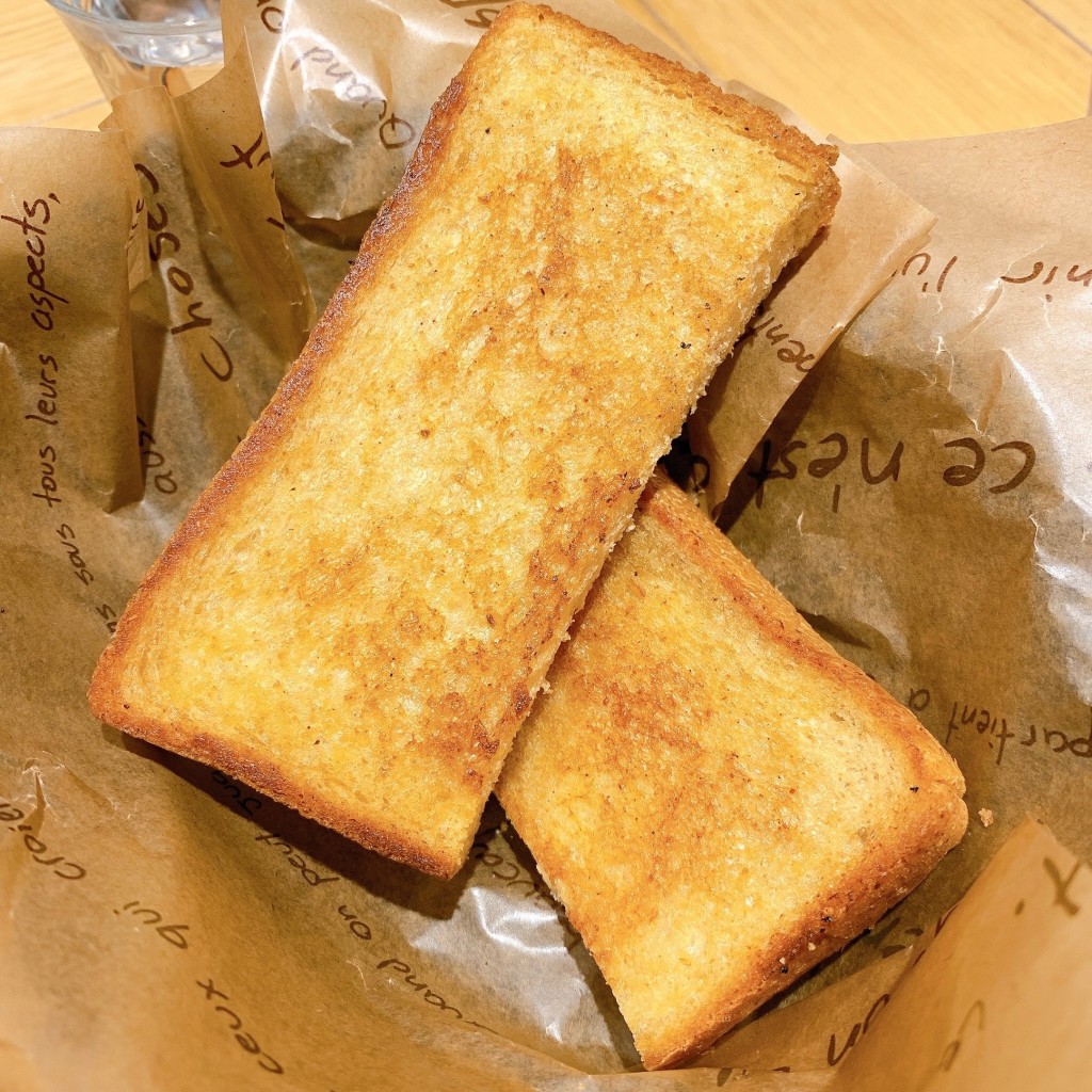 ユーザーが投稿したトースト&たまごサラダセットの写真 - 実際訪問したユーザーが直接撮影して投稿した高島カフェ5 CROSSTIES COFFEEの写真