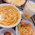 チーズナンセット - 実際訪問したユーザーが直接撮影して投稿した宝田町スープカレーPOKHARA 阿南店の写真のメニュー情報