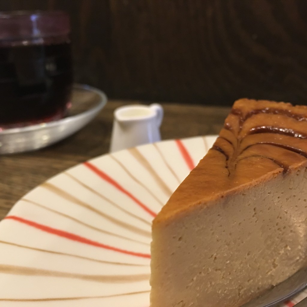 ユーザーが投稿した珈琲を使ったモカチーズケーキの写真 - 実際訪問したユーザーが直接撮影して投稿した太平カフェすみだ珈琲の写真