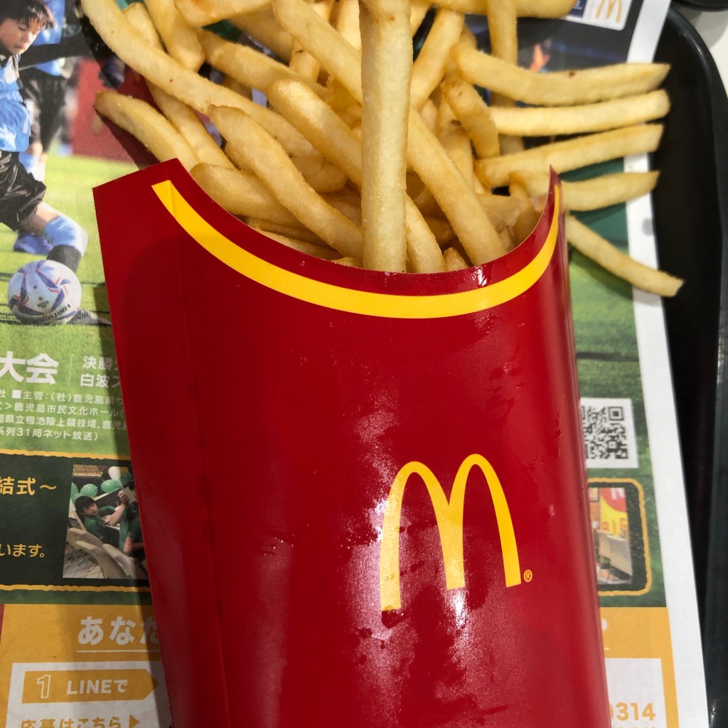 ユーザーが投稿したマックフライポテトの写真 - 実際訪問したユーザーが直接撮影して投稿した皆実町ファーストフードマクドナルド 広島ゆめタウン店の写真