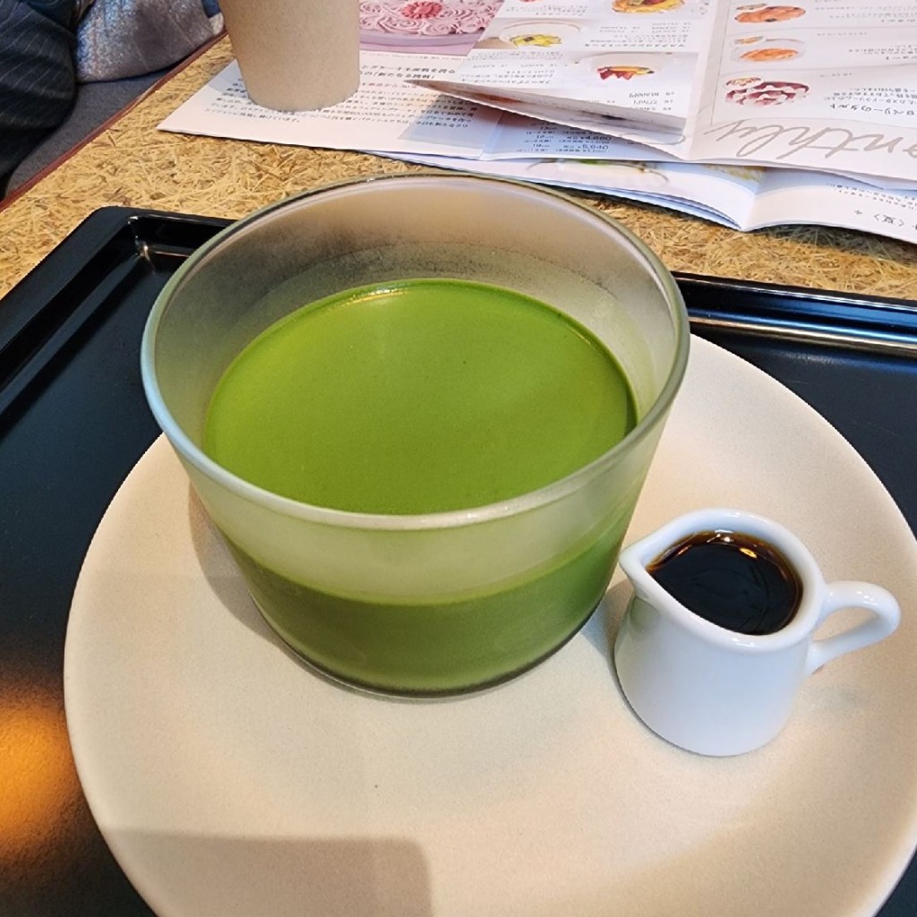 ユーザーが投稿した抹茶プリンの写真 - 実際訪問したユーザーが直接撮影して投稿した日本橋カフェピークスピークカフェの写真