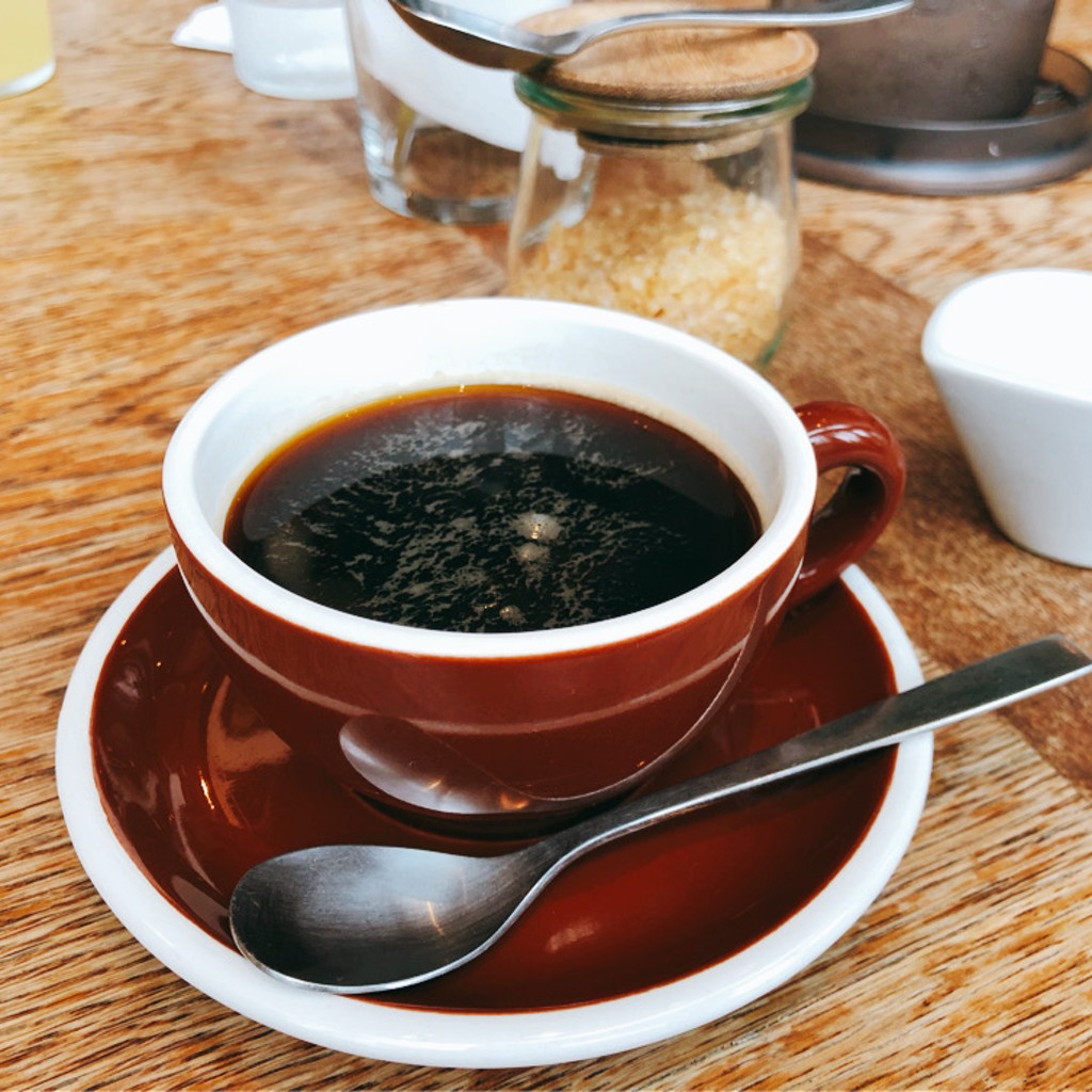 ユーザーが投稿した煮込み定食、ホットコーヒーの写真 - 実際訪問したユーザーが直接撮影して投稿した辻堂元町カフェライフ シーの写真