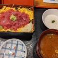 鉄火丼 - 実際訪問したユーザーが直接撮影して投稿した北野上白梅町寿司傳七すし 白梅町店の写真のメニュー情報