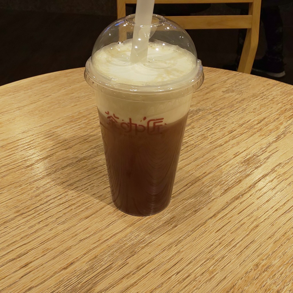 ユーザーが投稿した紅茶チーズクリームの写真 - 実際訪問したユーザーが直接撮影して投稿した大塚タピオカ茶咖匠 茗荷谷店の写真