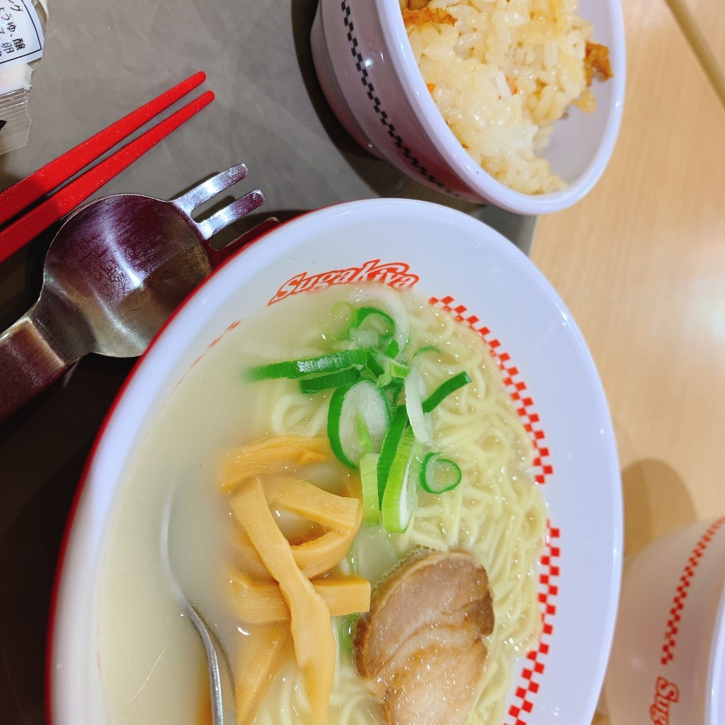 yummy-tummyさんが投稿した松竹町上野ラーメン専門店のお店スガキヤ 江南西アピタ店/スガキヤ コウナンニシアピタテンの写真