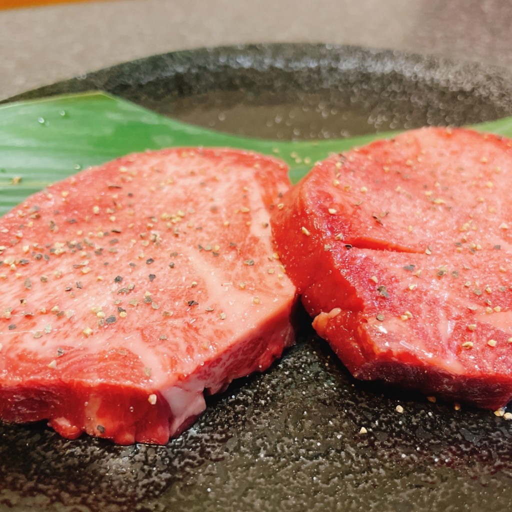 ユーザーが投稿した厚切り塩タンの写真 - 実際訪問したユーザーが直接撮影して投稿した飾磨区清水肉料理焼肉レストラン よりよい 姫路南店の写真