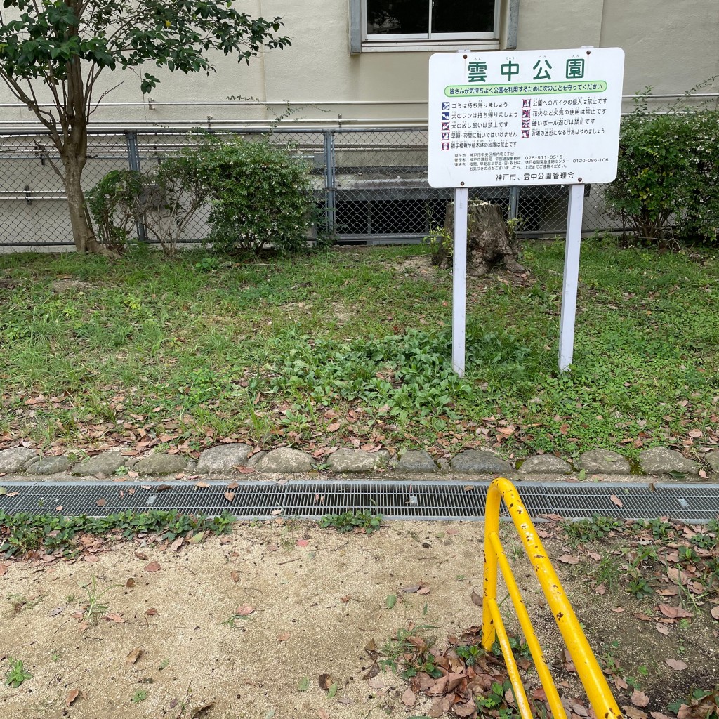 実際訪問したユーザーが直接撮影して投稿した熊内町公園雲中公園の写真