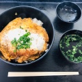 カツ丼 - 実際訪問したユーザーが直接撮影して投稿した粟野名町うどんうどん・そば やま信 北店の写真のメニュー情報