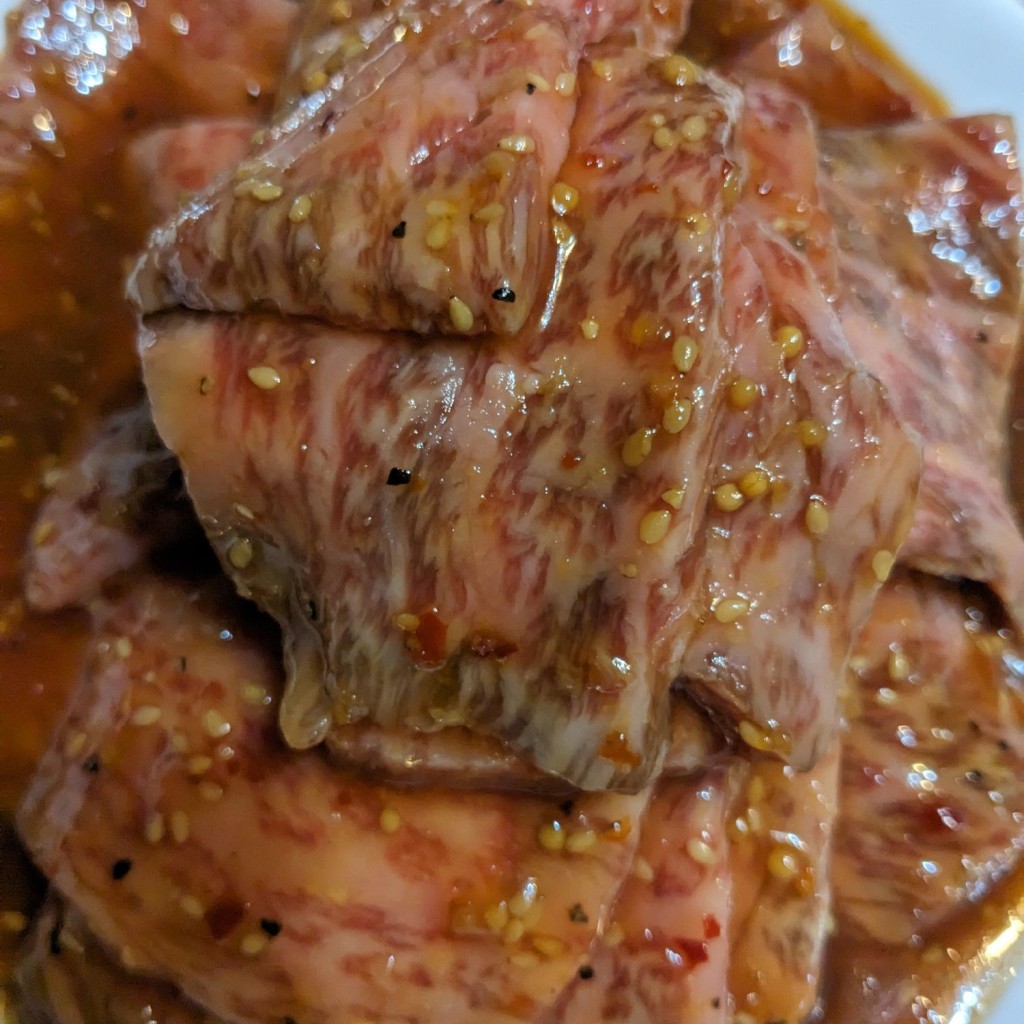 ユーザーが投稿した牛肉の写真 - 実際訪問したユーザーが直接撮影して投稿した佐備焼肉肉匠 玄人市場 富田林店の写真