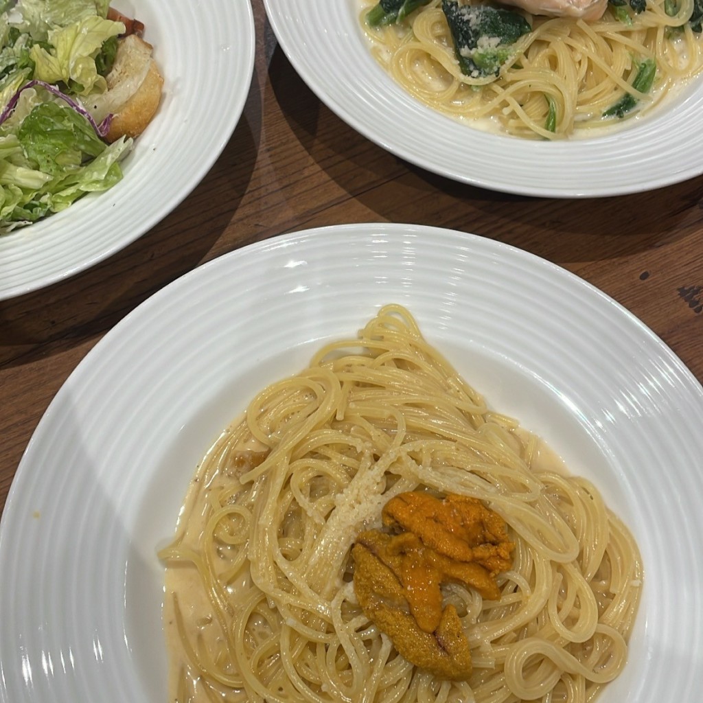ユーザーが投稿した赤海老スープの写真 - 実際訪問したユーザーが直接撮影して投稿した連取町イタリアンイタリア食堂 オリーブの丘 伊勢崎連取店の写真