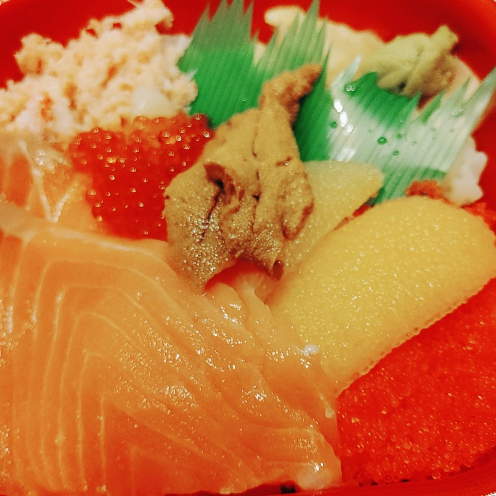 ユーザーが投稿した北海丼の写真 - 実際訪問したユーザーが直接撮影して投稿した上名古屋お弁当海鮮丼しろくまの写真