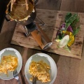 シラスと風量卵のアヒージョ - 実際訪問したユーザーが直接撮影して投稿した連雀町アメリカ料理RK LOOFの写真のメニュー情報