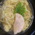 鯛スープの塩ラーメン - 実際訪問したユーザーが直接撮影して投稿した回転寿司かっぱ寿司 豊科店の写真のメニュー情報