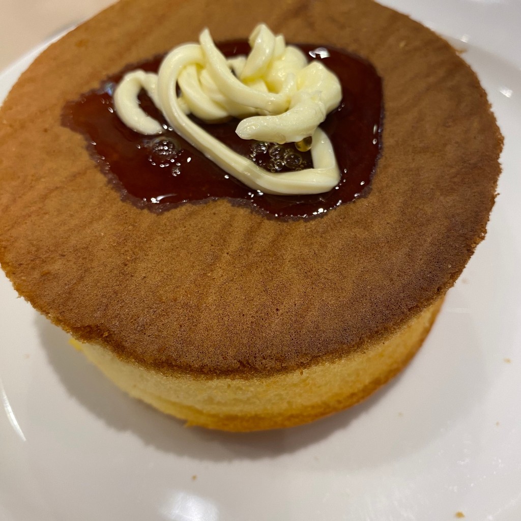 ユーザーが投稿したホットケーキの写真 - 実際訪問したユーザーが直接撮影して投稿した東川崎町カフェホリーズカフェ HDC神戸店の写真