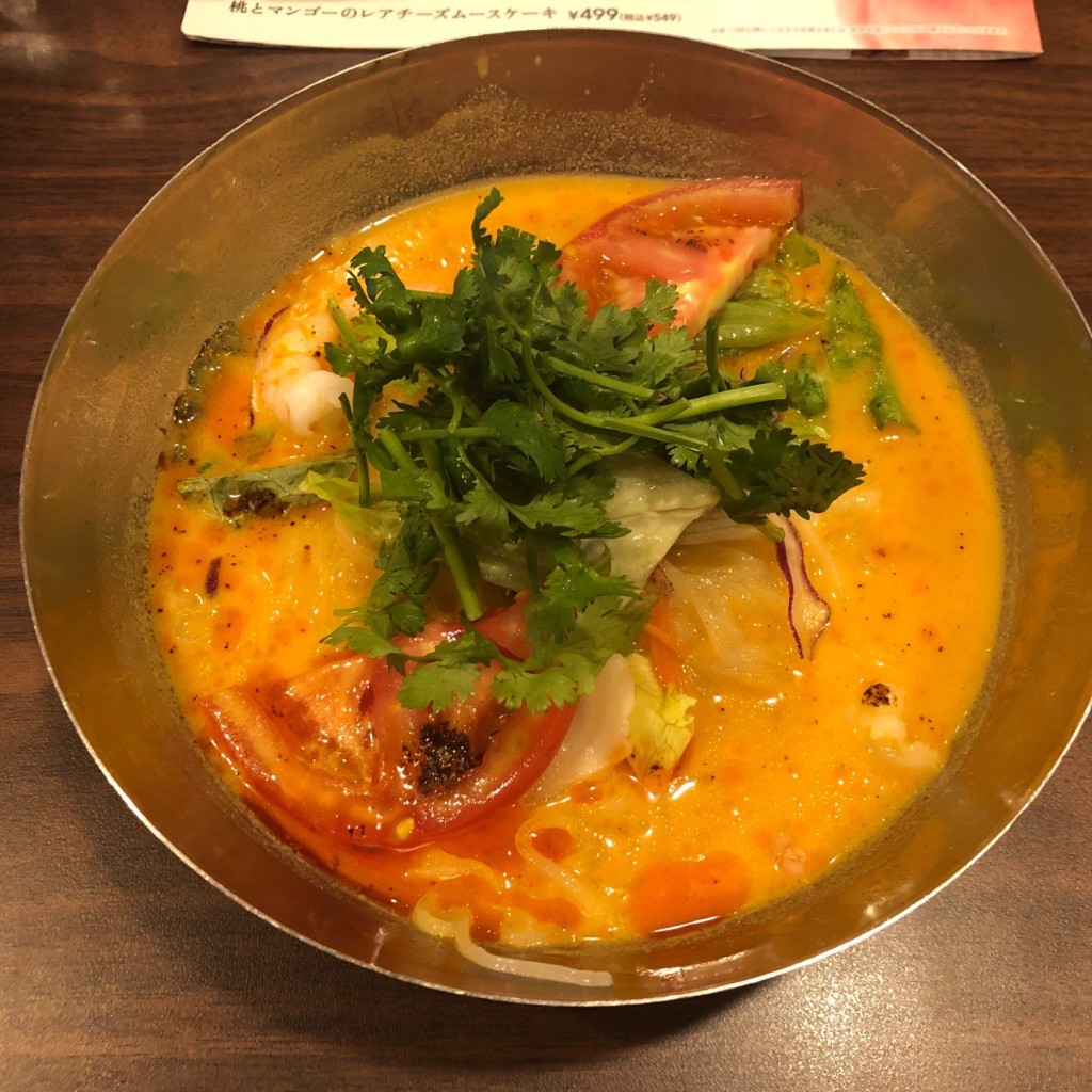 ユーザーが投稿したトムヤム冷麺の写真 - 実際訪問したユーザーが直接撮影して投稿した白金台ファミリーレストランジョナサン 白金台店の写真