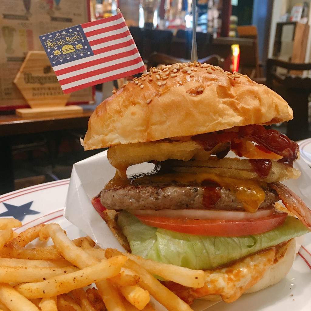 ユーザーが投稿したHamburgerの写真 - 実際訪問したユーザーが直接撮影して投稿した栄ハンバーガーロッキンロビン 女子大店の写真