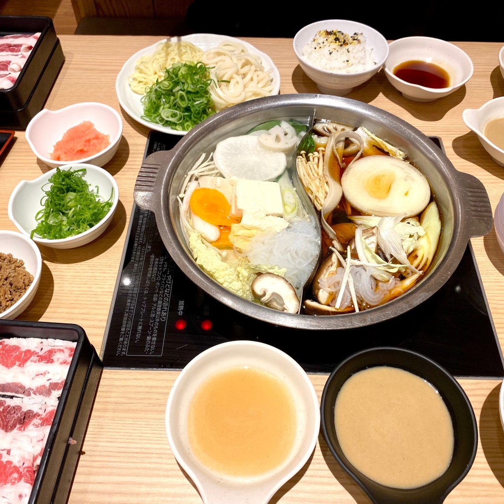 ユーザーが投稿した牛しゃぶLunchの写真 - 実際訪問したユーザーが直接撮影して投稿した新宿しゃぶしゃぶしゃぶ菜 新宿マルイアネックス店の写真