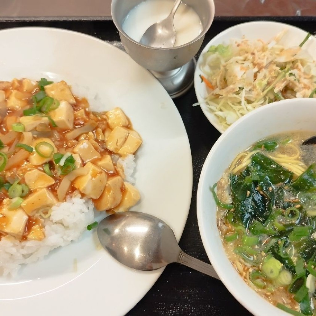 ユーザーが投稿したセットの写真 - 実際訪問したユーザーが直接撮影して投稿した筒井町中華料理マーボー飯店の写真