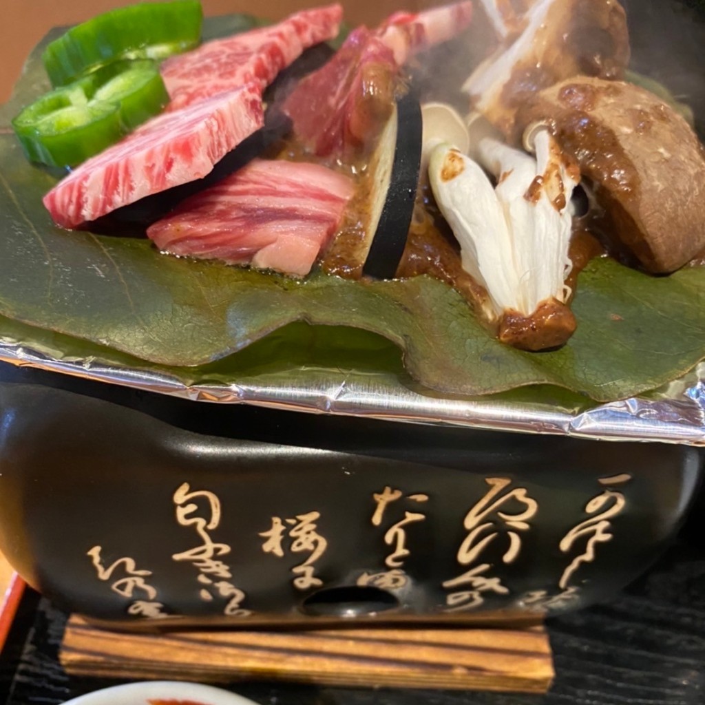 ユーザーが投稿したほう葉和牛定食の写真 - 実際訪問したユーザーが直接撮影して投稿した大和町剣定食屋安食里の写真