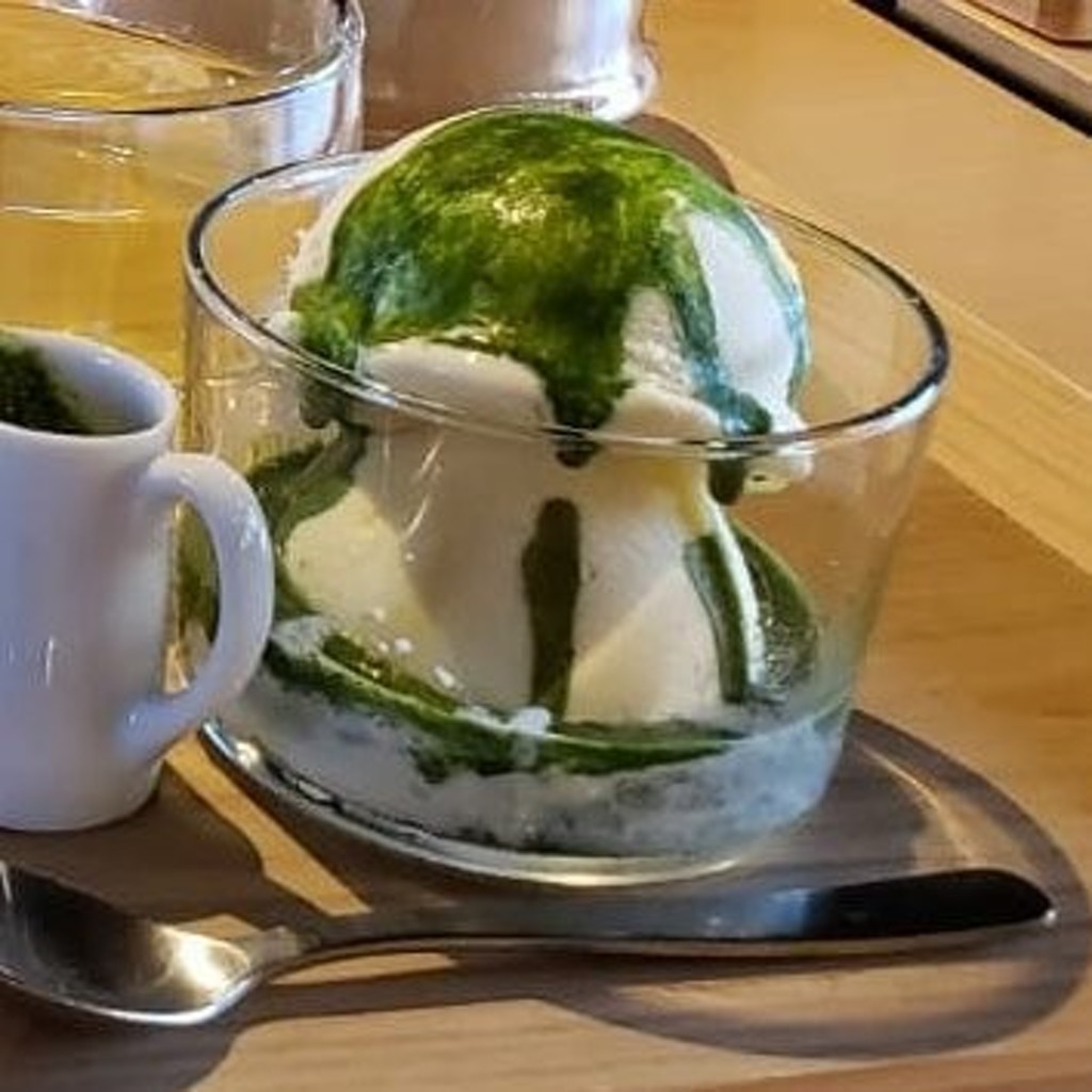 ユーザーが投稿したアフォガード抹茶の写真 - 実際訪問したユーザーが直接撮影して投稿した頴娃町別府カフェだしとお茶の店 潮や、の写真