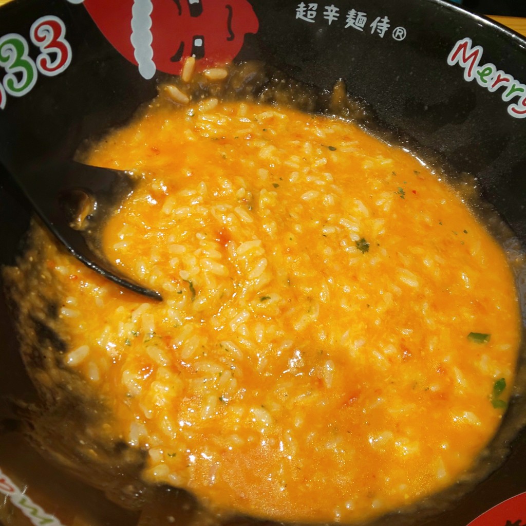 ユーザーが投稿したトマトラーメン&リゾットの写真 - 実際訪問したユーザーが直接撮影して投稿した猪熊イタリアン元祖トマトラーメン 三味(333) 水巻みどりんぱーく店の写真