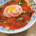 まぐろユッケ丼 - 実際訪問したユーザーが直接撮影して投稿した六本木居酒屋磯丸水産 六本木店の写真のメニュー情報