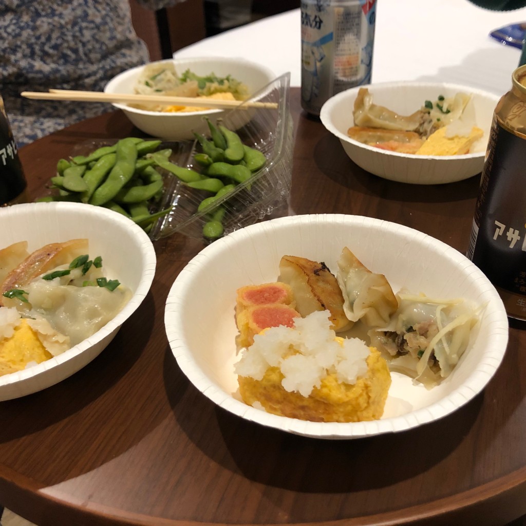 ユーザーが投稿した明太子の天ぷらの写真 - 実際訪問したユーザーが直接撮影して投稿した博多駅中央街魚介 / 海鮮料理まるとく食堂の写真