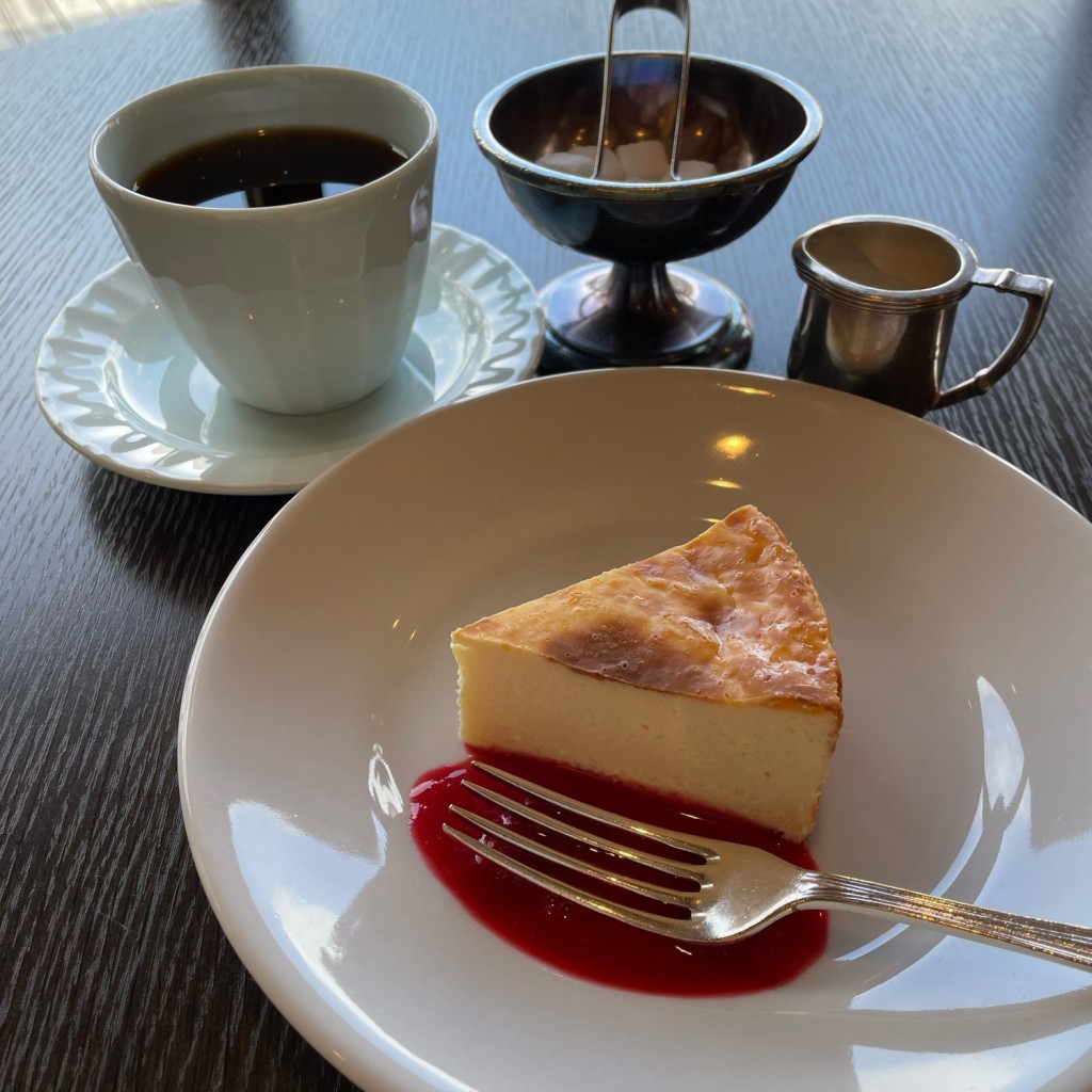 ユーザーが投稿したCheese Cakeの写真 - 実際訪問したユーザーが直接撮影して投稿した宮島町カフェ天心閣の写真