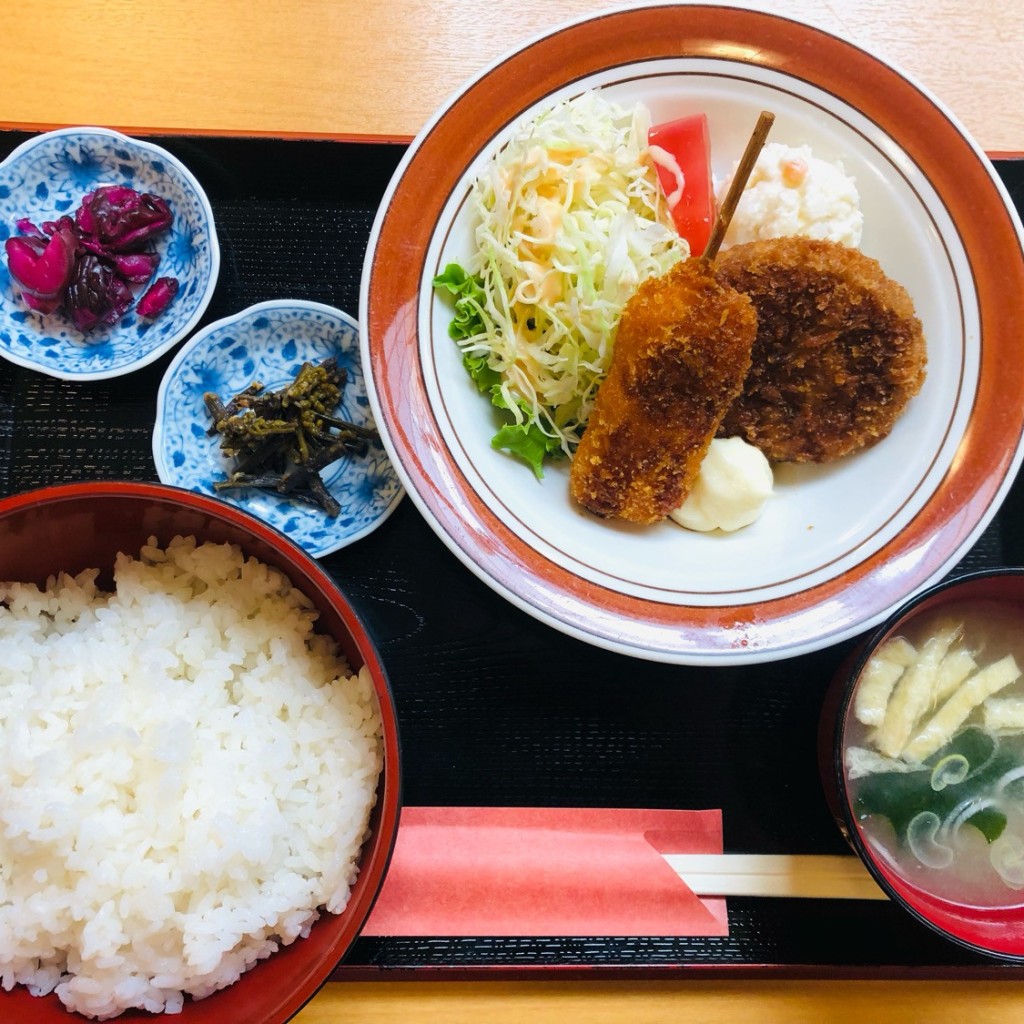 実際訪問したユーザーが直接撮影して投稿した長地権現町定食屋食事処やまびこの写真