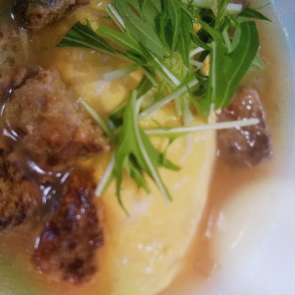 ユーザーが投稿したチーズ和風スープの写真 - 実際訪問したユーザーが直接撮影して投稿した南千歳洋食ポムの樹 MIDORI長野店の写真