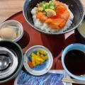 鮭トロ丼 - 実際訪問したユーザーが直接撮影して投稿した漁師魚介 / 海鮮料理レストラン漁連の写真のメニュー情報