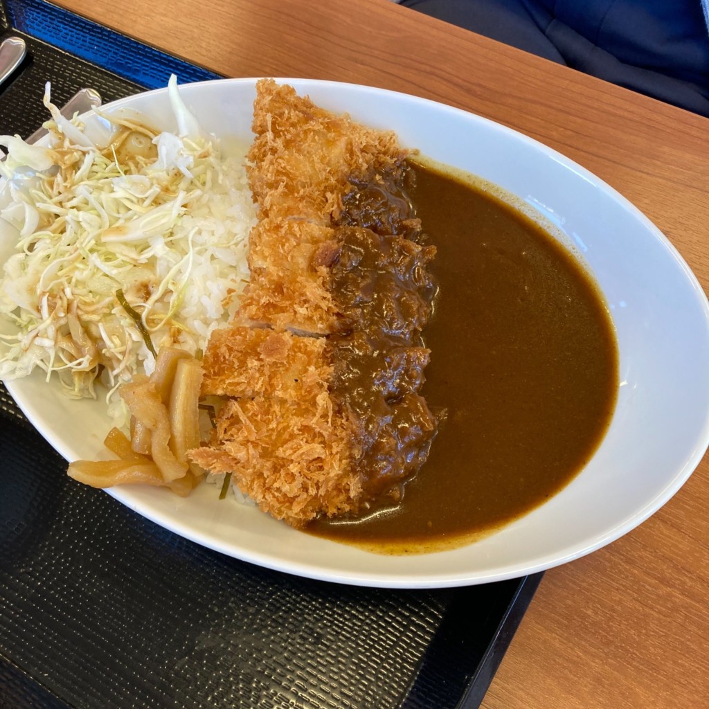 ユーザーが投稿したカツカレー(竹)の写真 - 実際訪問したユーザーが直接撮影して投稿した大沼とんかつかつや 春日部ユリノキ通り店の写真