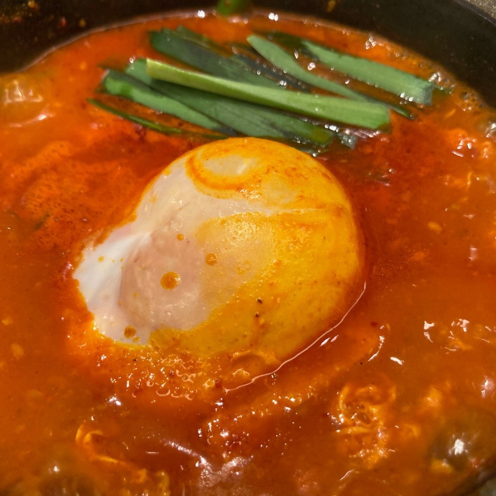 ユーザーが投稿した980セットホルモンスンドゥブの写真 - 実際訪問したユーザーが直接撮影して投稿した赤池町韓国料理東京純豆腐 プライムツリー赤池店の写真