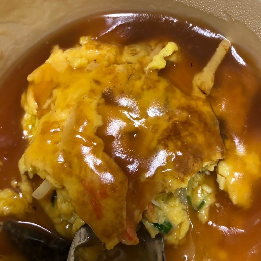 ユーザーが投稿したかに玉の写真 - 実際訪問したユーザーが直接撮影して投稿した下鴨宮崎町中華料理大登龍の写真