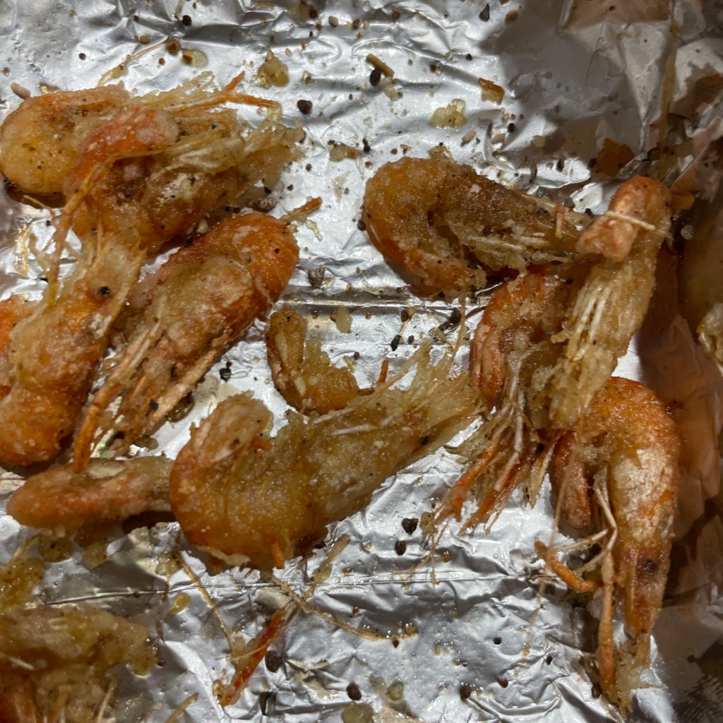 ユーザーが投稿した河蝦の唐揚げの写真 - 実際訪問したユーザーが直接撮影して投稿した花野井中華料理中国料理 熊福の写真