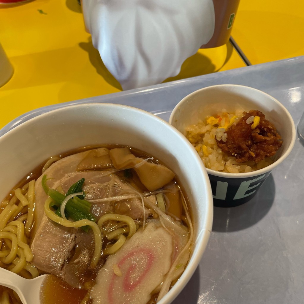 ユーザーが投稿したSP しょうゆラーメンセットの写真 - 実際訪問したユーザーが直接撮影して投稿した金城ふ頭サンドイッチファクトリー・サンドウィッチ・カンパニーの写真