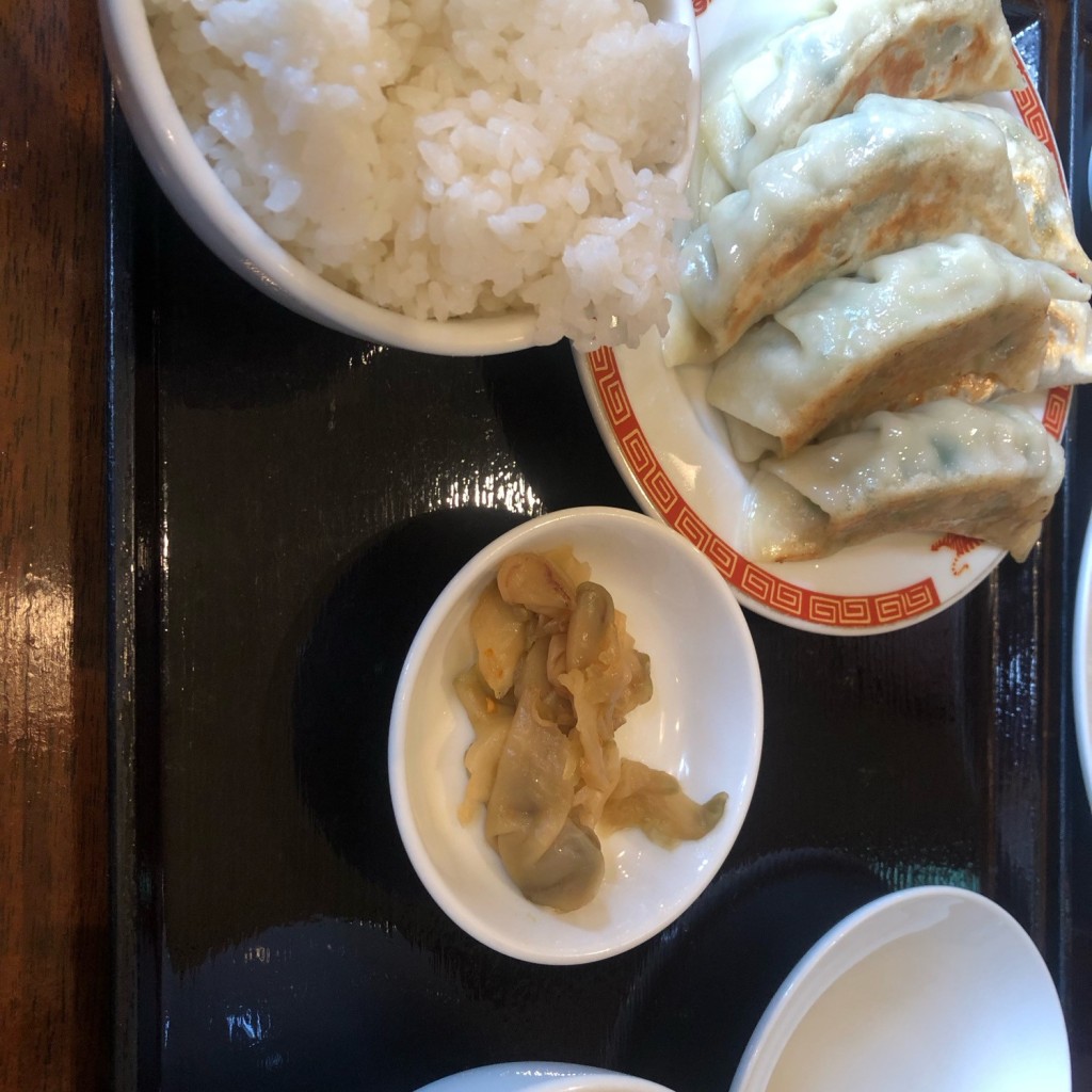 ユーザーが投稿した餃子ランチの写真 - 実際訪問したユーザーが直接撮影して投稿した東白島町中華料理紅虎餃子房 広島の写真