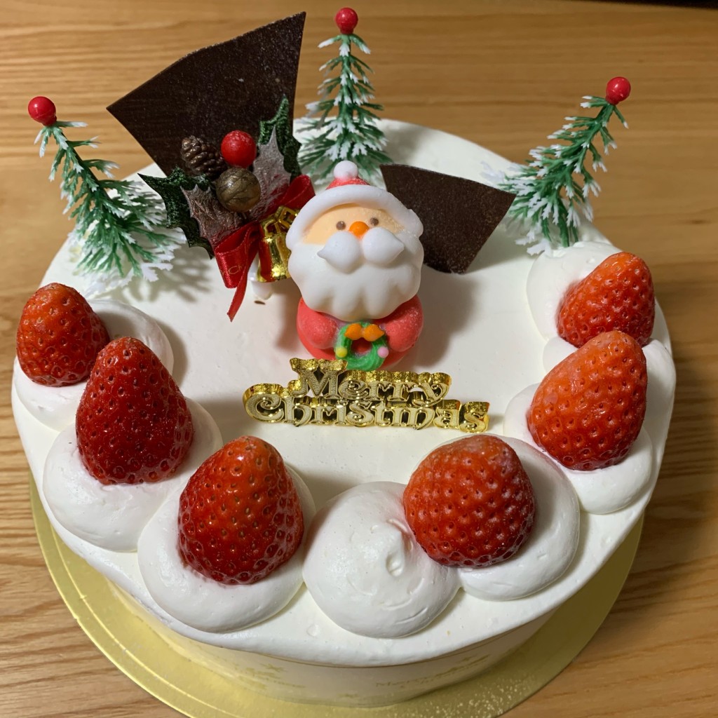 ユーザーが投稿したクリスマスケーキの写真 - 実際訪問したユーザーが直接撮影して投稿した和白丘ケーキパティスリーアンジュの写真