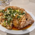 鶏の唐揚げ葱ソース - 実際訪問したユーザーが直接撮影して投稿した前田町中華料理中国食堂 はまゆう 豊田店の写真のメニュー情報