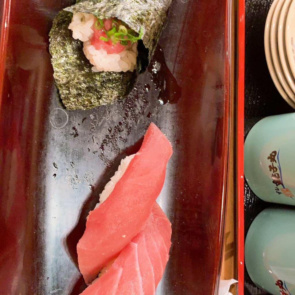ユーザーが投稿したまぐろの写真 - 実際訪問したユーザーが直接撮影して投稿した新松戸回転寿司すし銚子丸 新松戸店の写真