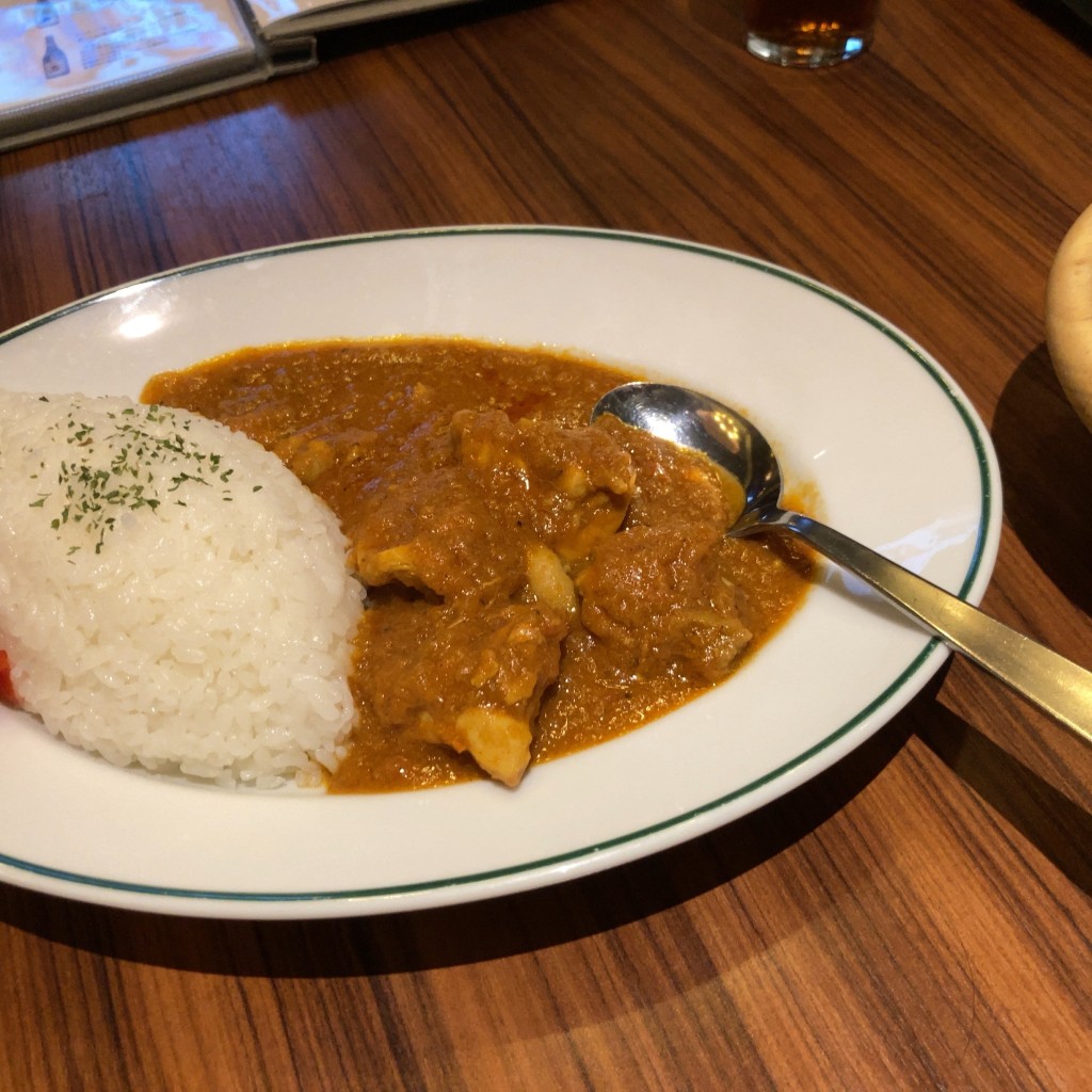 ユーザーが投稿したカレーライスの写真 - 実際訪問したユーザーが直接撮影して投稿した西新宿肉料理GLASS DANCE 新宿店の写真
