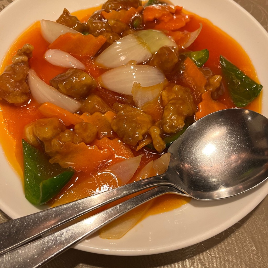ユーザーが投稿した酢豚の写真 - 実際訪問したユーザーが直接撮影して投稿した北五条西中華料理中華楼の写真
