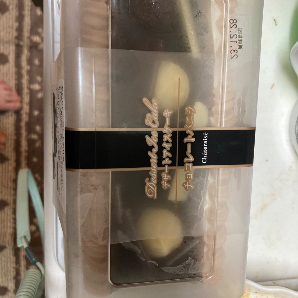 ユーザーが投稿したDアイスケーキ チョコバニラの写真 - 実際訪問したユーザーが直接撮影して投稿した南篠崎町スイーツシャトレーゼ 瑞江店の写真