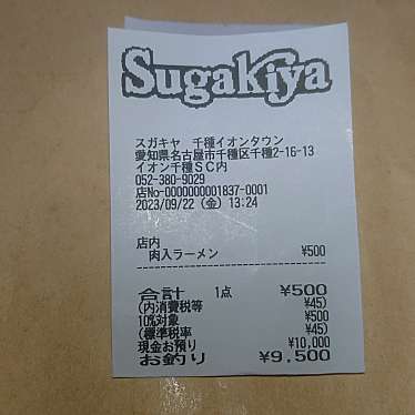 スガキヤ 千種イオンタウン店のundefinedに実際訪問訪問したユーザーunknownさんが新しく投稿した新着口コミの写真