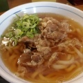 肉うどん - 実際訪問したユーザーが直接撮影して投稿した武蔵肉料理ウエスト 二日市店の写真のメニュー情報