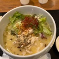 実際訪問したユーザーが直接撮影して投稿した亀有ラーメン / つけ麺鶏白湯ラーメン 自由が丘蔭山 アリオ亀有店の写真