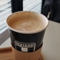 ラテ - 実際訪問したユーザーが直接撮影して投稿した東日本橋カフェSQUARE・Cafe(東日本橋本店)の写真のメニュー情報