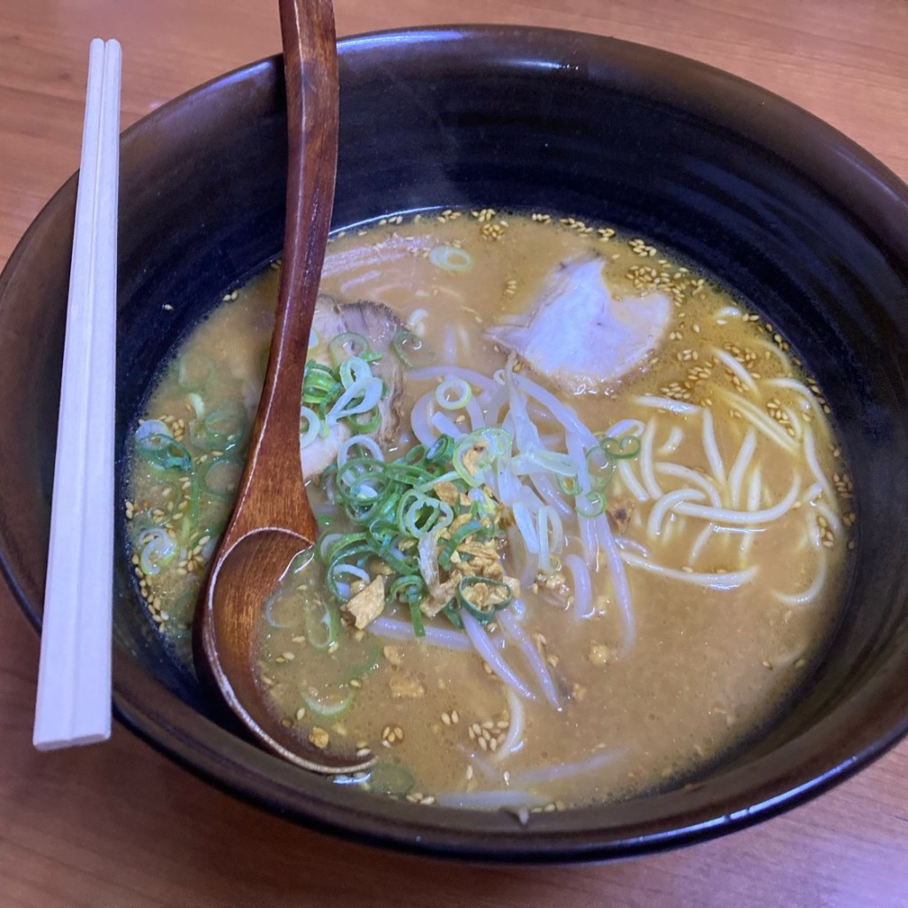 ユーザーが投稿したみそラーメンの写真 - 実際訪問したユーザーが直接撮影して投稿した新芦屋下ラーメン / つけ麺ラーメン熊きちの写真