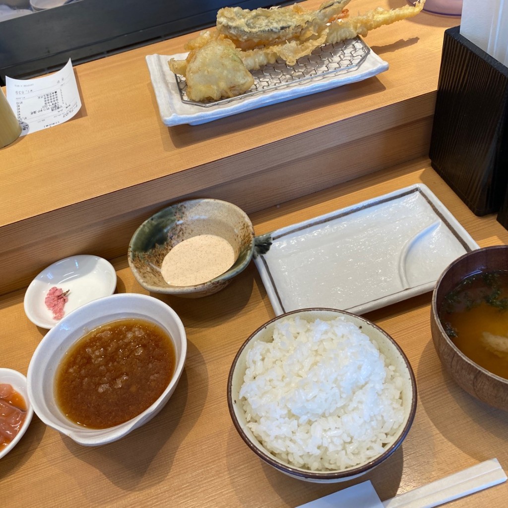 ユーザーが投稿した春定食の写真 - 実際訪問したユーザーが直接撮影して投稿した飾磨区中島天ぷらまきの姫路飾磨の写真