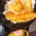 天丼ミニうどん付 - 実際訪問したユーザーが直接撮影して投稿した半道橋うどん資さんうどん 半道橋店の写真のメニュー情報